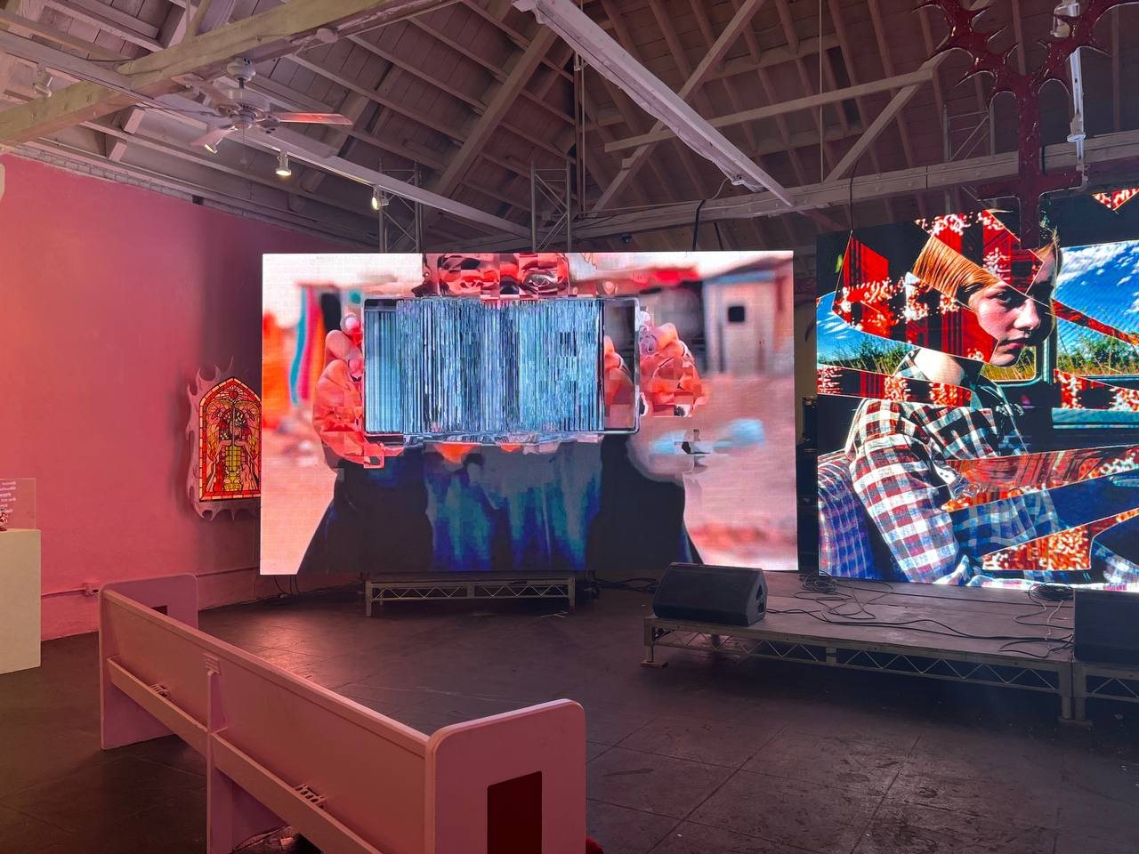 SUR (REAL) CONNECTIONS I installation view at NFT LA, Superchief Gallery